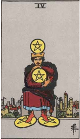 four-of-pentacles